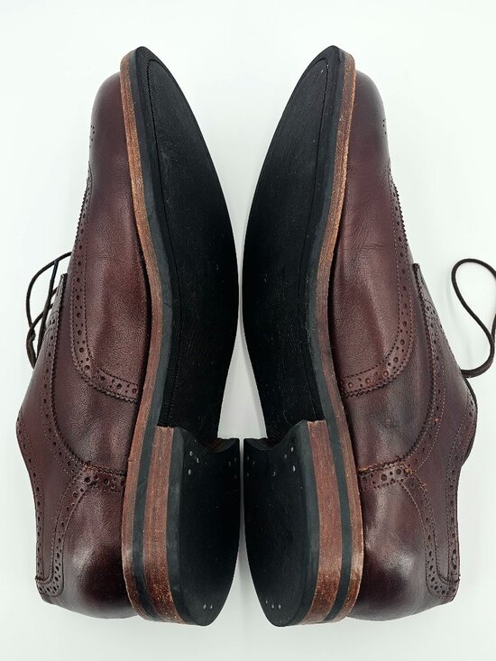 Beckett Simonon Wingtip Brogue Oxford Brown Leather Dress Shoes Men\'s Size 12 main image 14
